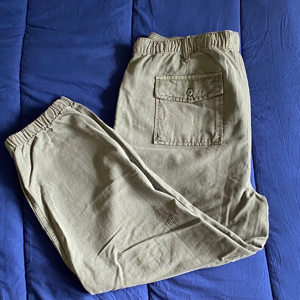 aerie NWT Olive Green Women’s Cargo Jogger Pants XL - Picture 4 of 11